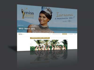 Site internet - Miss Tahiti